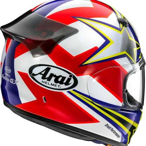 Nón Arai Astro GX STAR & STRIPE Trắng Đỏ