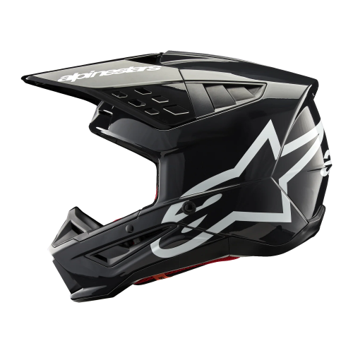 Nón MX Supertech M5 Corp Đen Trắng