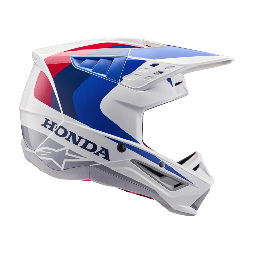 Nón MX Supertech M5 Honda Trắng Xanh