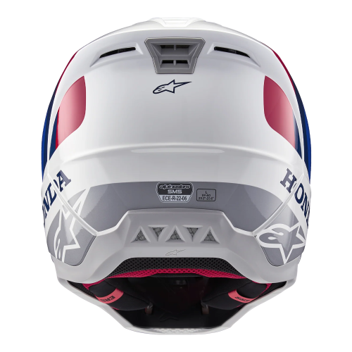 Nón MX Supertech M5 Honda Trắng Xanh