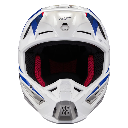 Nón MX Supertech M5 Honda Trắng Xanh