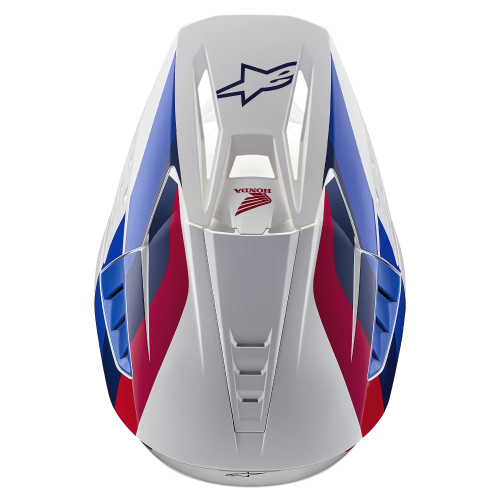 Nón MX Supertech M5 Honda Trắng Xanh