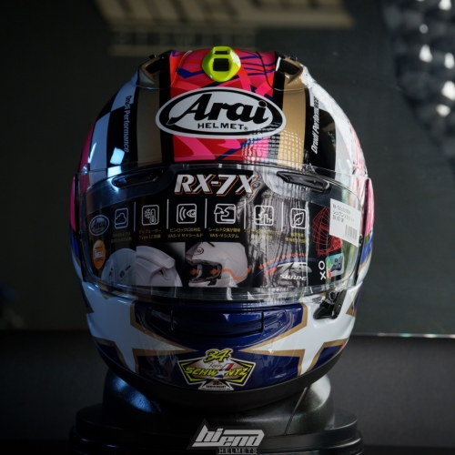 Nón Arai Rx7x Schwantz 30th