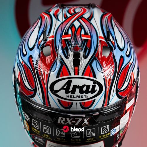 Nón Arai Rx7x  Haga WSBK