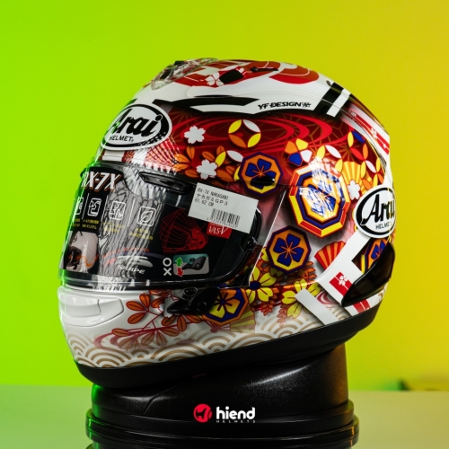 Nón Arai Rx7x Nakagami GP3