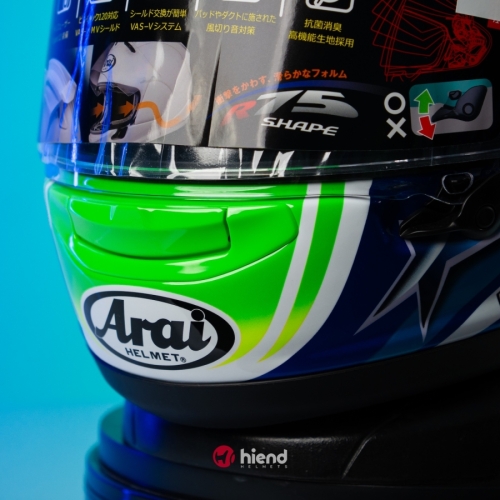 Nón Arai Rx7x  Nakano 04 Xanh