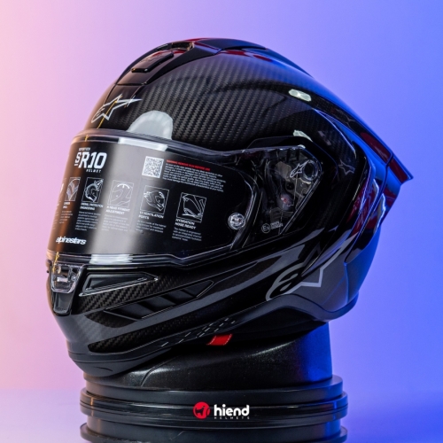 Nón Alpinestars Supertech R10 Carbon Đen Bóng