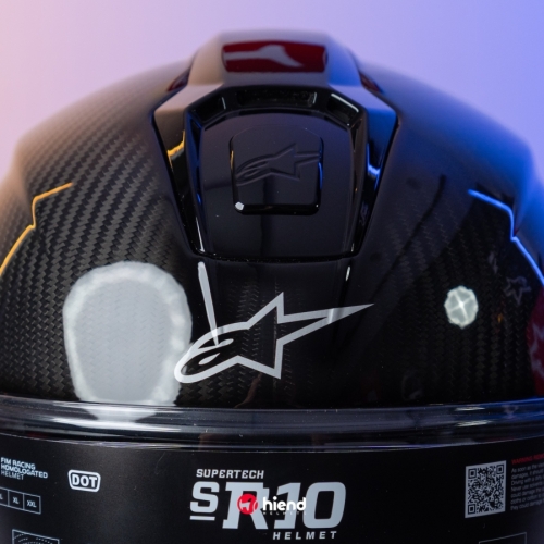 Nón Alpinestars Supertech R10 Carbon Đen Bóng