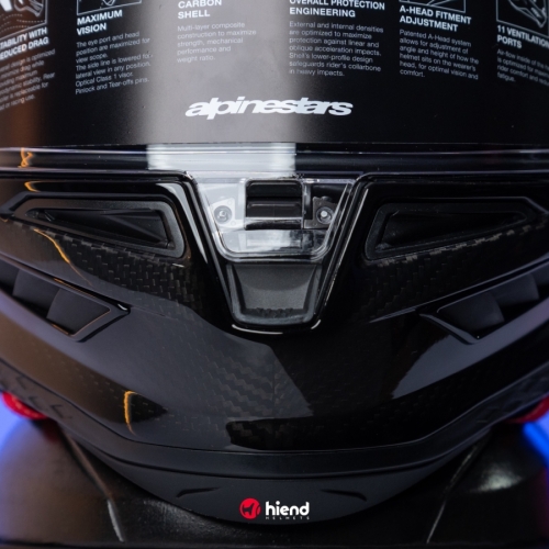 Nón Alpinestars Supertech R10 Carbon Đen Bóng
