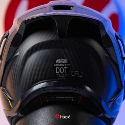 Nón Alpinestars Supertech R10 Carbon Đen Bóng