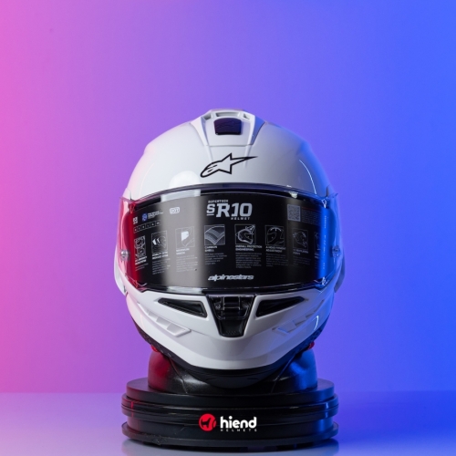 Nón Alpinestars Supertech R10 Carbon Trắng