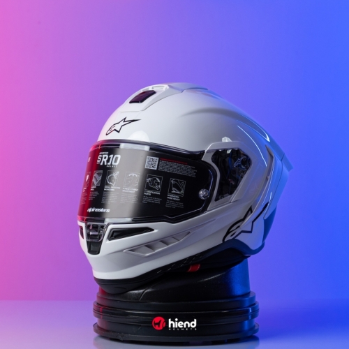 Nón Alpinestars Supertech R10 Carbon Trắng