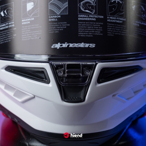 Nón Alpinestars Supertech R10 Carbon Trắng