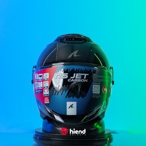 Nón RS Jet Carbon Đen