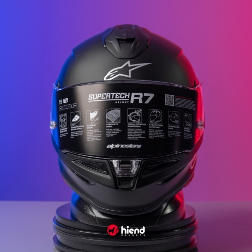 Nón Alpinestars Supertech R7 Đen Nhám