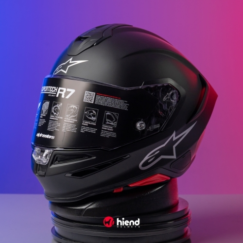 Nón Alpinestars Supertech R7 Đen Nhám