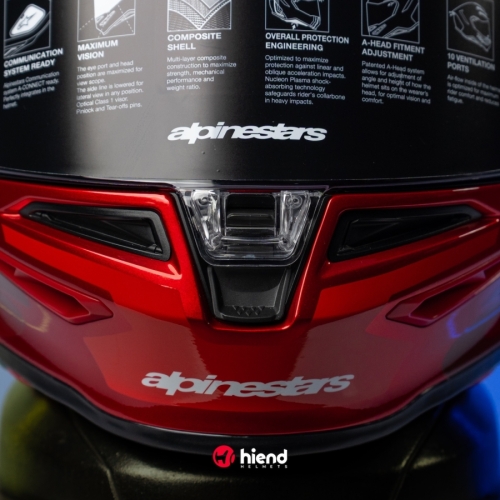 Nón Alpinestars Supertech R7 A-Core Đỏ