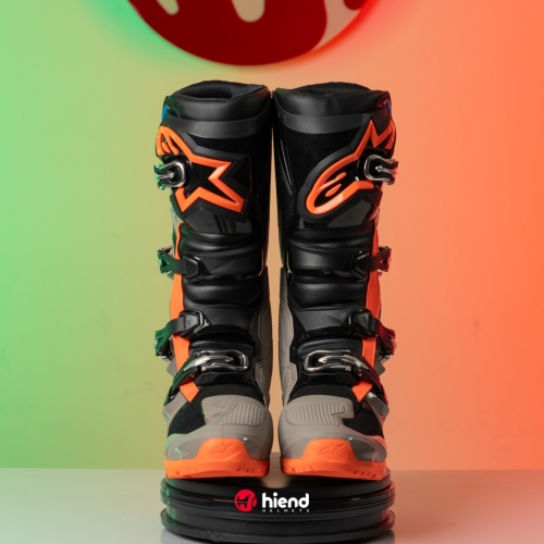 Giày Alpinestars Tech 7 Enduro Đen Cam Nâu