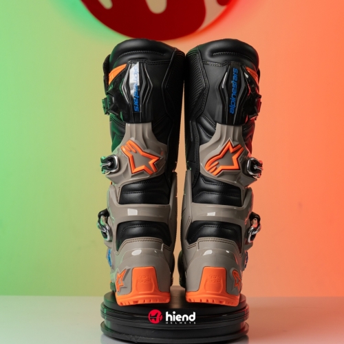 Giày Alpinestars Tech 7 Enduro Đen Cam Nâu