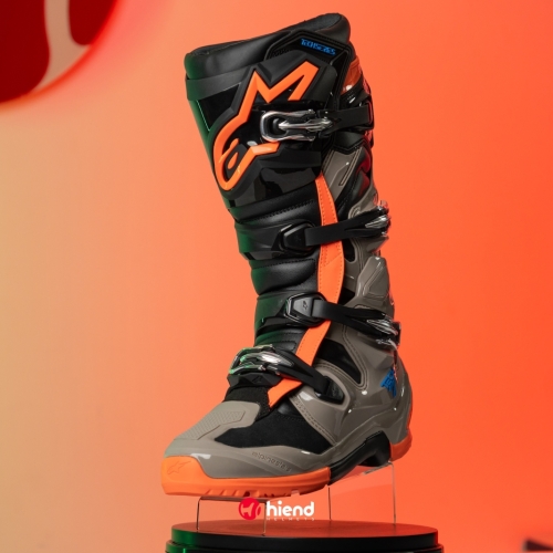 Giày Alpinestars Tech 7 Enduro Đen Cam Nâu
