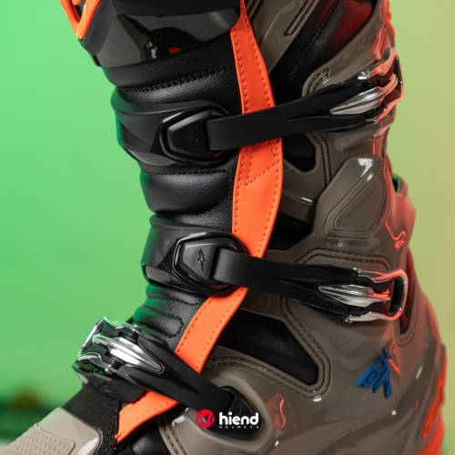 Giày Alpinestars Tech 7 Enduro Đen Cam Nâu