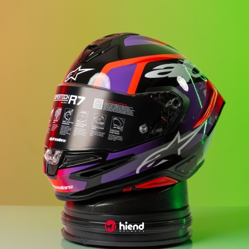 Nón Alpinestars Supertech R7 Lumen Tím