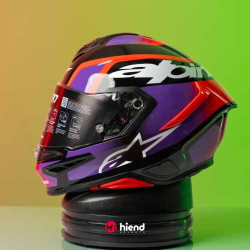 Nón Alpinestars Supertech R7 Lumen Tím