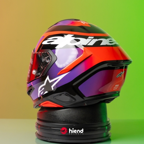 Nón Alpinestars Supertech R7 Lumen Tím