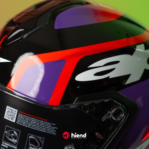 Nón Alpinestars Supertech R7 Lumen Tím