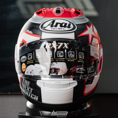 Nón Arai Rx7x Nicky Reset 