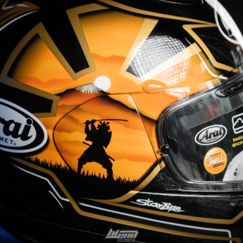 Nón Arai Rx7x Spirit Gold