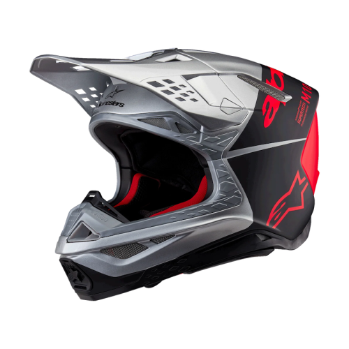 Nón MX Supertech M10 Flood Bạc