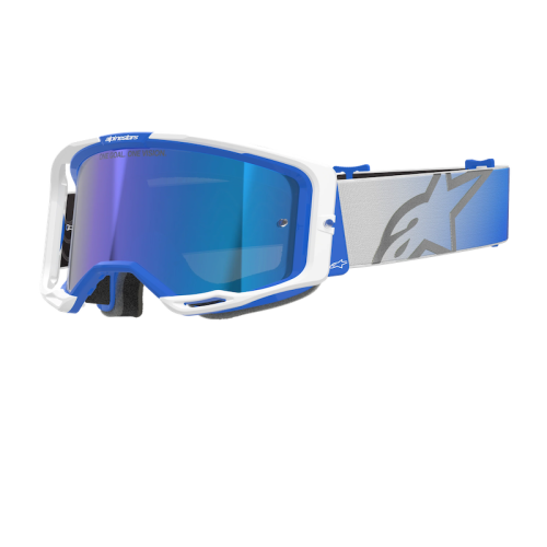 Goggle Alpinestars Vision 8 Corp Trắng Xanh