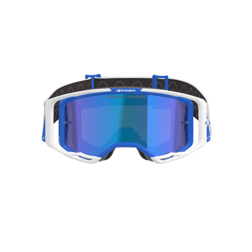 Goggle Alpinestars Vision 8 Corp Trắng Xanh