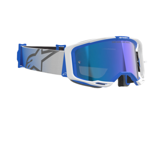 Goggle Alpinestars Vision 8 Corp Trắng Xanh