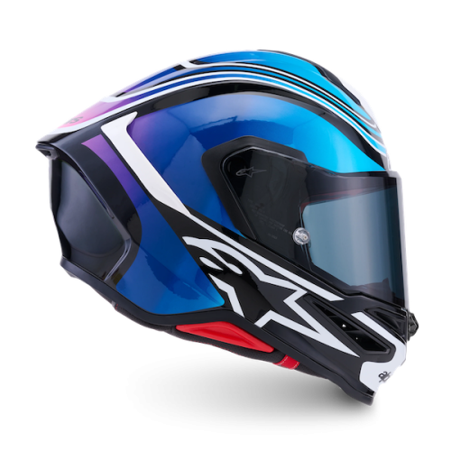 Nón Alpinestars Supertech R7 Zeal Xanh Tím