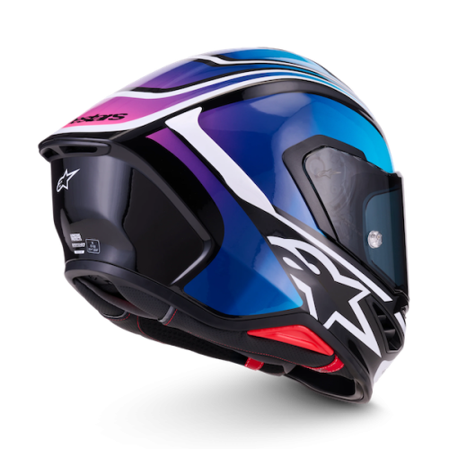 Nón Alpinestars Supertech R7 Zeal Xanh Tím