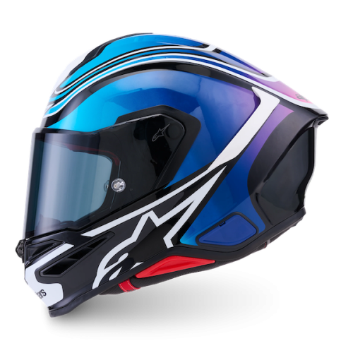Nón Alpinestars Supertech R7 Zeal Xanh Tím
