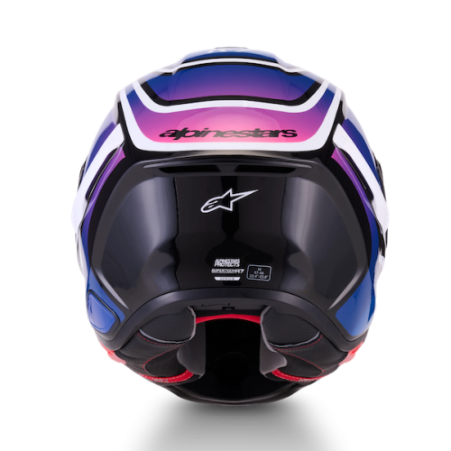 Nón Alpinestars Supertech R7 Zeal Xanh Tím
