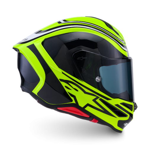 Nón Alpinestars Supertech R7 Zeal Vàng Neon
