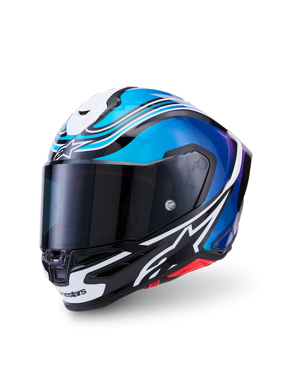 Nón Alpinestars Supertech R7 Zeal Xanh Tím