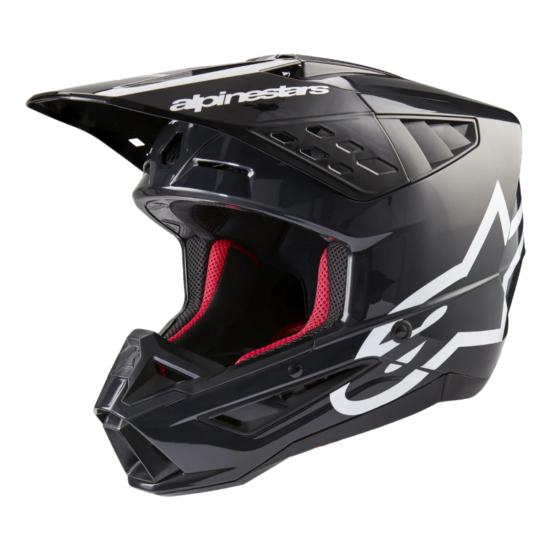 Nón MX Supertech M5 Corp Đen Trắng