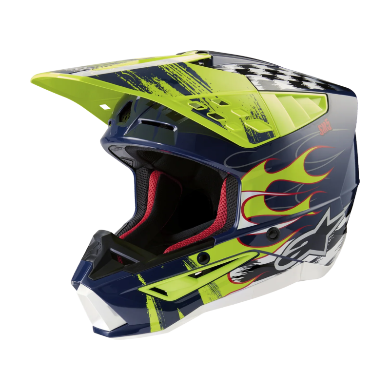 Nón MX Supertech M5 Rash Vàng