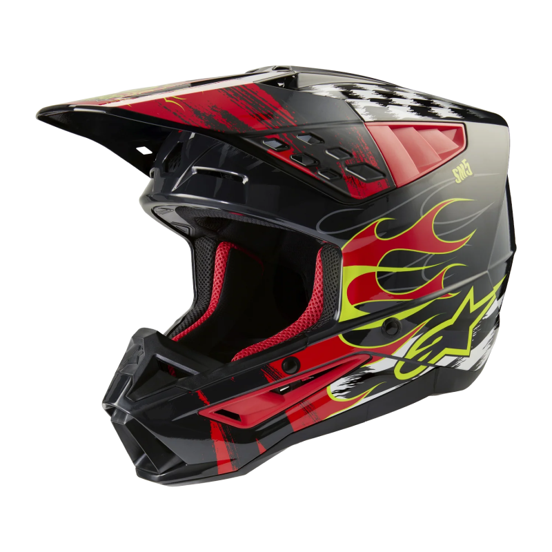 Nón MX Supertech M5 Rash Đỏ