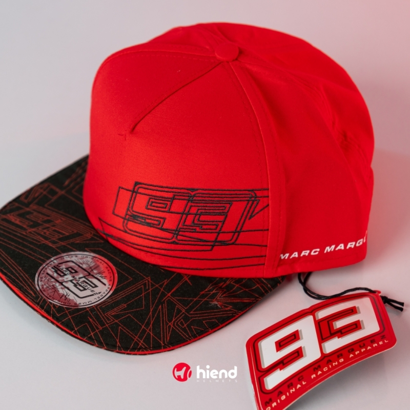 Nón Snapback Marquez 93 Đỏ Đen