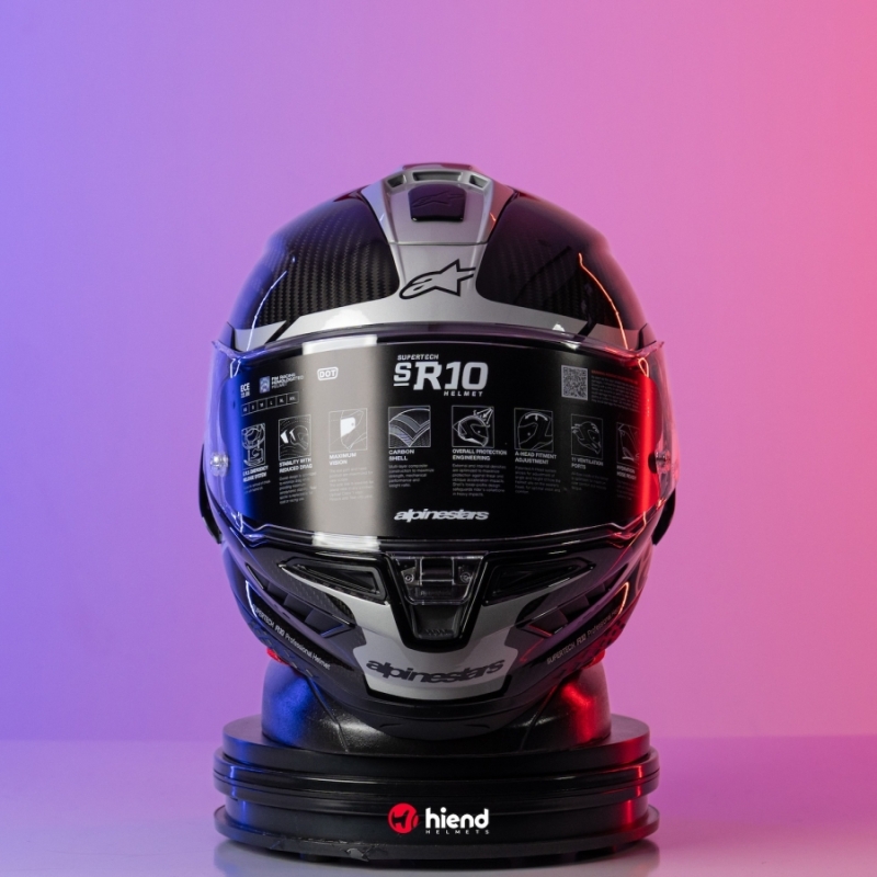 Nón Alpinestars Supertech R10 Element Bạc