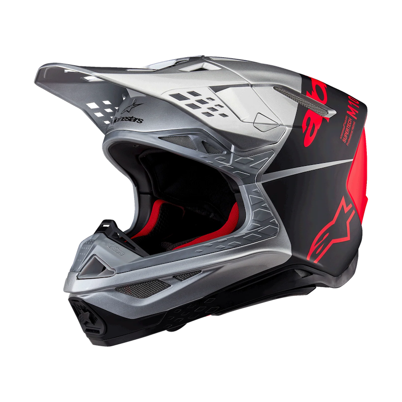 Nón MX Supertech M10 Flood Bạc