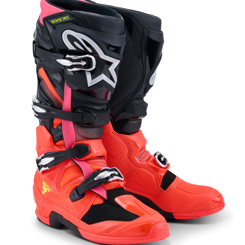 Giày Alpinestars Tech 7 Đỏ Huỳnh Quang