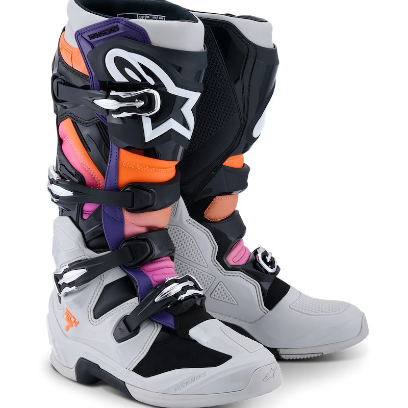 Giày Alpinestars Tech 7 Xám Cam