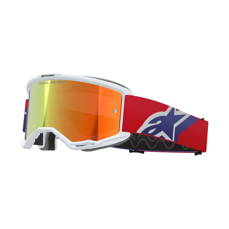 Goggle Alpinestars Vision 5 Corp Đỏ Trắng 